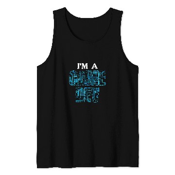 Discover Im a Game Dev Computer Circuit Programming Tank Tops