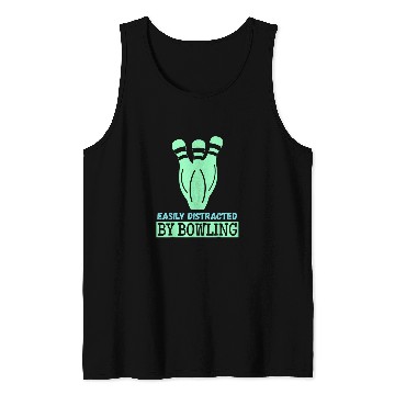 Discover Bowling Lover TenPin Bowler 1 Tank Tops