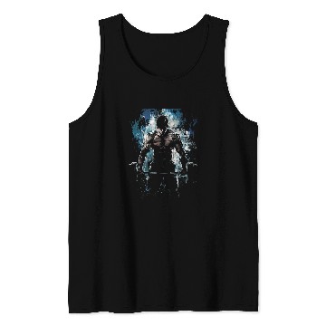 Discover Anime Men Character Deadsslift Intense Bodybuilding Tank Tops