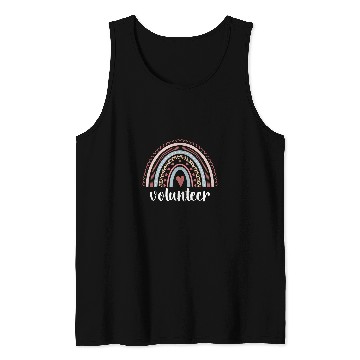 Discover Volunteer Rainbow Voluntary Worker Volunteering Tank Tops