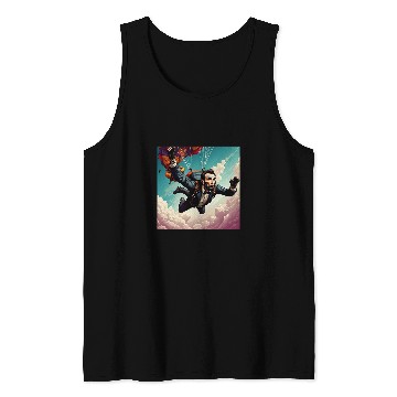 Discover Abraham Lincoln Skydiving Tank Tops