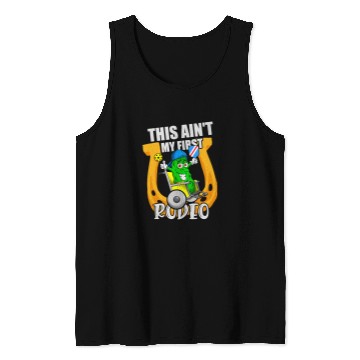 Discover Funny Pickleball Saying Aint My First Rodeo 1 Tank Tops