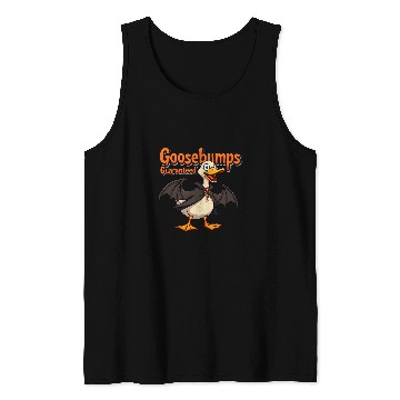 Discover Goosebumps Guaranteed Funny Halloween Tank Tops