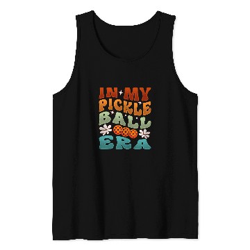 Discover In My Pickleball Era Retro Waving Style 1 Tank Tops