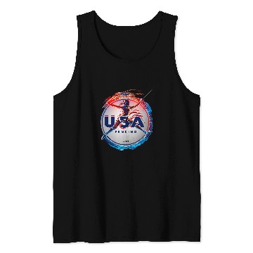 Discover Dynamic Fencing 2024 Agility and Precision USA Tank Tops