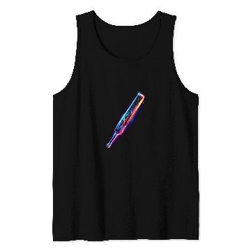 Discover Cricket Bat Vector player Tank Tops