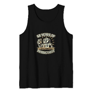 Discover 56 Years of CoffeePowered Productivity 56th Anniversary Tank Tops