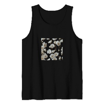 Discover Babys Breath Flower Pattern Graphic 2 Tank Tops