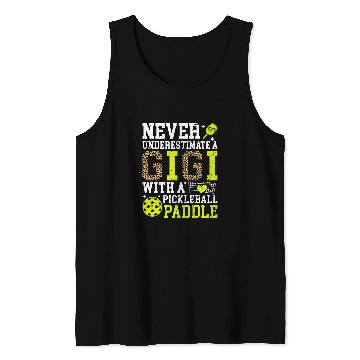Discover Proud Pickleball Gigi Grandma Gigi Pickleball Player Gigi Tank Tops
