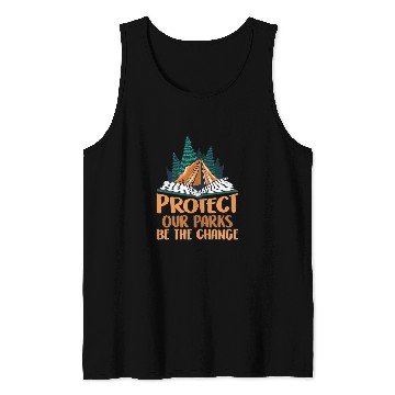 Discover Protect Our Parks Be The Change Nature Book Environment 1 Tank Tops