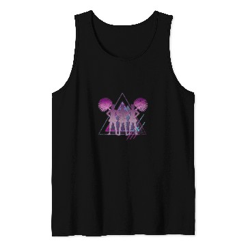 Discover 80s Art Vaporwave Aesthetics Cheerleading Cheerleader 1 Tank Tops