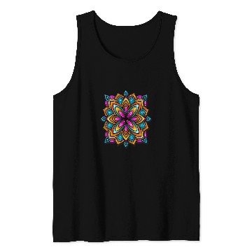 Discover beautiful mandala fullcolor Tank Tops