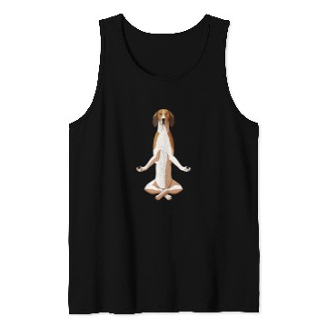 Discover Funny Yoga Dog Treeing Walker Coonhound Tank Tops