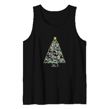 Discover book christmas tree book reading lovers chritmas Tank Tops