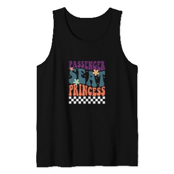 Discover Passenger Seat Princess Funny Girls Trip Summer Copilot 2 Tank Tops