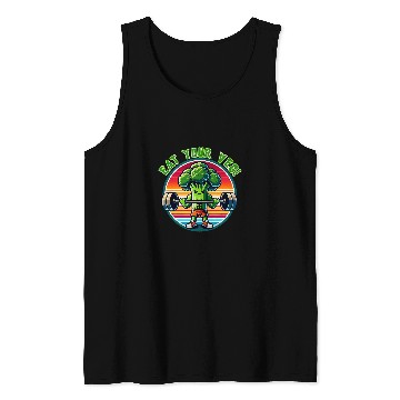 Discover Eat Your Veg Weightlifting Broccoli Vegetable Weightlifter Tank Tops