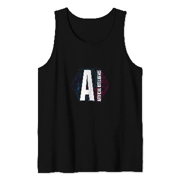 Discover AI Artificial Intelligence Computer Science robot brain Tank Tops