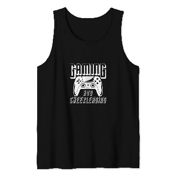 Discover Gaming and Cheerleading Video Game Controller Tank Tops