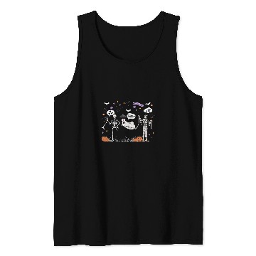 Discover Halloween ER nurses ghostss Skeletons Mummy Medsurg nurses Tank Tops