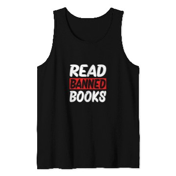 Discover Read Banned Books Tank Tops
