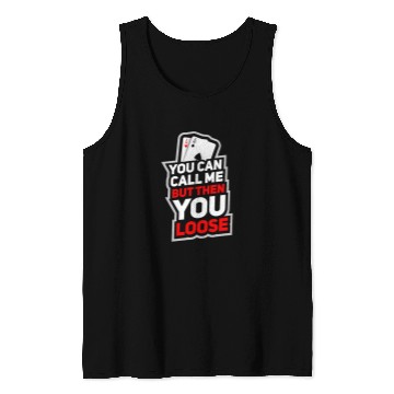 Discover Funny Pokers Texas Holdem Pokers Player 4 Tank Tops