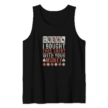 Discover Gambling Pokers Gaming Icon Card Player 2 Tank Tops