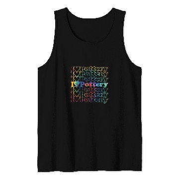 Discover Pottery Tie Dye Cool vintagess Inspired Tank Tops