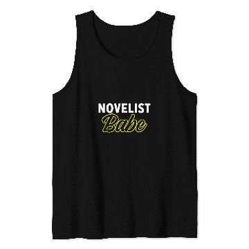 Discover Novelist Babe Novel Writer Author Tank Tops