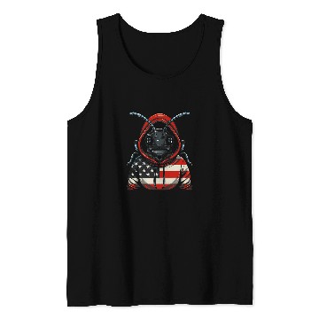 Discover American Flag Insect Bug Hoodie USA Pride Tank Tops