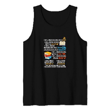 Discover Read Everywhere Book Lovers Gifts Reader Librarian Rhyme Tank Tops