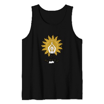 Discover Goddess Drawing Power from the Sun Tank Tops