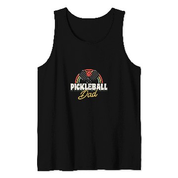 Discover Pickleball Champion Tournament Player Pickleball Dad Tank Tops