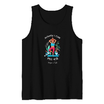 Discover Inspiring Actually I Can Scripture Yoga Tank Tops