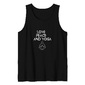 Discover Love Peace and Yoga Tank Tops