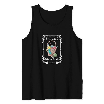 Discover I Practice Stitch Craft Knit Cross Stitching Knitting 1 Tank Tops