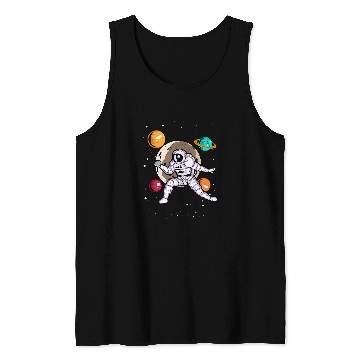 Discover Fencing Astronaut Outer Space Spaceman 2 Tank Tops