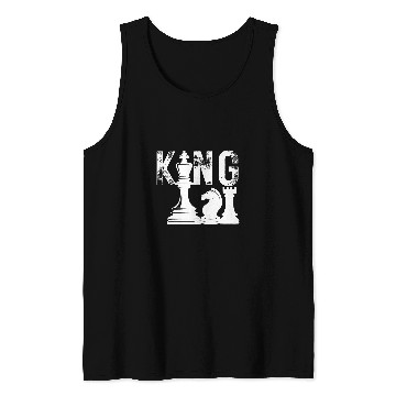 Discover vintagess Chess Player Retro Sunset Design King Chess Club men Tank Tops
