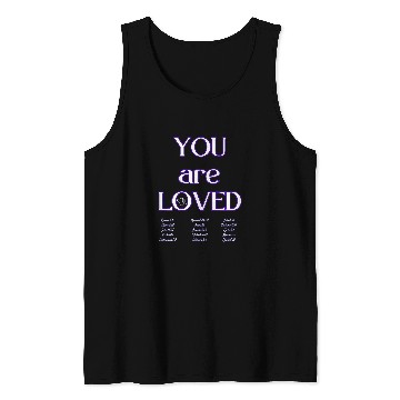 Discover You Are Loved Positive Bible Scripture Verse Christian Tank Tops