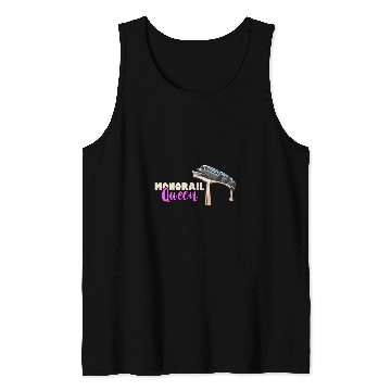 Discover Monorail Queen Railway Train Commuter Monorail Lover Vehicle Tank Tops