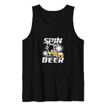 Discover Spin for Beer Cycling Gym Tank Tops