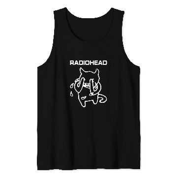 Discover Radiohead Crying White Devil Tank Tops
