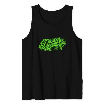 Discover Detailer Tattoo Script Graphic Tee Tank Tops