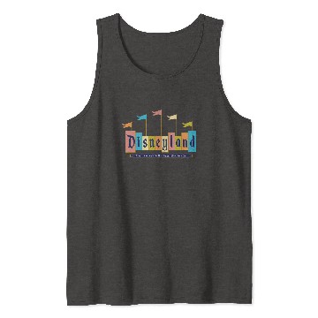 Discover Retro Disneyland Sign Tank Tops