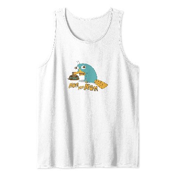 Discover Disney Phineas And Ferb Perry The Platypus Nom Nom Nom Tank Tops