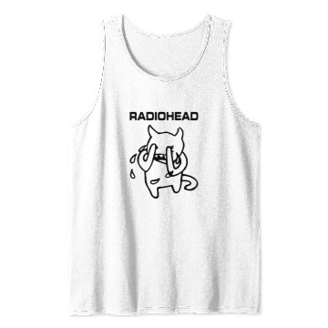 Discover Radiohead Crying Black Devil Tank Tops