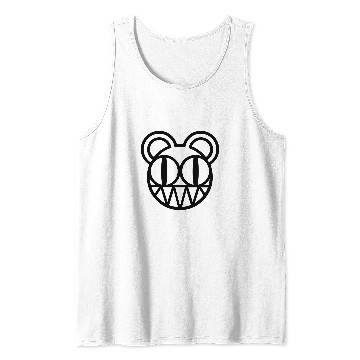 Discover Radiohead Black Bear Head Tank Tops