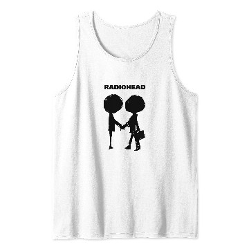 Discover Shake hands With Black Radiohead Tank Tops