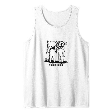 Discover Radiohead Don't Cry Black Tank Tops