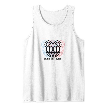 Discover Radiohead Distort Head Tank Tops