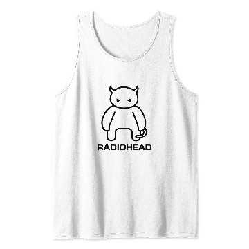 Discover Radiohead Black Fat Devil Tank Tops